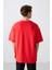 Fiesta Pamuklu Kalın Yumuşak Dokulu Oversize Fit Baskılı Erkek T-Shirt - 88326 5