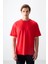 Fiesta Pamuklu Kalın Yumuşak Dokulu Oversize Fit Basic Erkek T-Shirt - 88377 1