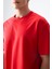Fiesta Pamuklu Kalın Yumuşak Dokulu Oversize Fit Basic Erkek T-Shirt - 88377 3