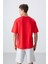 Fiesta Pamuklu Kalın Yumuşak Dokulu Oversize Fit Baskılı Erkek T-Shirt - 88331 5