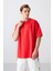 Fiesta Pamuklu Kalın Yumuşak Dokulu Oversize Fit Baskılı Erkek T-Shirt - 88323 1