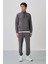 Herbert Koyu Gri Dik Yaka Eşofman Takım - 85233 1