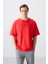 Fiesta Pamuklu Kalın Yumuşak Dokulu Oversize Fit Baskılı Erkek T-Shirt - 88321 1