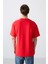 Fiesta Pamuklu Kalın Yumuşak Dokulu Oversize Fit Baskılı Erkek T-Shirt - 88328 5