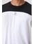 Beyaz Polyester Nefes Alan Dokulu İnce Esnek Standart Fit Erkek Performans T-Shirt - 88386 3