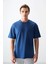 Parlament Pamuklu Kalın Yumuşak Dokulu Oversize Fit Basic Erkek T-Shirt - 88377 5