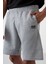 Amos Gri Melanj Baskılı Erkek Şort - 81246 3