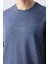 Petrol Pamuklu Kalın Yumuşak Dokulu Oversize Fit Basic Erkek Eşofman Takım - 85261 3