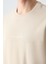 Bej Pamuklu Kalın Yumuşak Dokulu Oversize Fit Basic Erkek Eşofman Takım - 85261 4