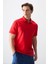 Fiesta Pamuklu Kalın Yumuşak Dokulu Polo Yaka Oversize Fit Basic Erkek T- Shirt - 88381 1