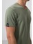 Açık Yeşil Basic Kısa Kol Standart Kalıp V Yaka Erkek T-Shirt - 87912 3
