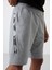Amos Gri Melanj Baskılı Erkek Şort - 81246 4