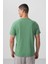 Pastel Yeşil Erkek Basic Kısa Kol Standart Kalıp O Yaka T-shirt - 87911 5