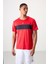 Kırmızı Polyester Nefes Alan Jakarlı İnce Esnek Standart Fit Erkek Performans T-Shirt - 88398 4