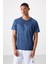 Tommy Life Parlament Polyester Nefes Alan Jakarlı Ince Esnek Standart Fit Erkek Performans T-Shirt - 88397 4