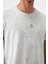 Taş Polyester Nefes Alan Jakarlı İnce Esnek Standart Fit Erkek Performans T-Shirt - 88397 3