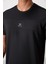 Siyah Polyester Nefes Alan Dokulu İnce Esnek Standart Fit Erkek Performans T-Shirt - 88396 3