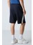 Lacivert Pamuklu Kalın Yumuşak Dokulu Standart Fit Basic Erkek Şort - 81280 5
