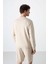 Bej Basic O Yaka Rahat Form Erkek Sweatshirt - 88053 5