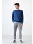 Parlament Basic O Yaka Rahat Form Erkek Sweatshirt - 88053 2