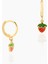 Strawberry Halka Sallantılı Çocuk Küpesi 1