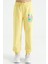 Limon Yazı Nakışlı Standart Kalıp Jogger Kız Çocuk Eşofman Alt - 75120 2