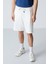 Ekru Pamuklu Kalın Yumuşak Dokulu Standart Fit Basic Erkek Şort - 81276 2