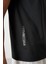 Siyah Polyester Nefes Alan Dokulu İnce Esnek Standart Fit Erkek Performans T-Shirt - 88388 5