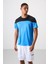 Saks Polyester Nefes Alan Dokulu İnce Esnek Standart Fit Erkek Performans T-Shirt - 88386 1