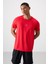 Tommy Life Kırmızı Polyester Nefes Alan Dokulu Ince Esnek Standart Fit Erkek Performans T-Shirt - 88387 4