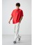 Fiesta Pamuklu Kalın Yüzeyi Dokulu Oversize Fit Baskılı Erkek T-Shirt - 88367 2