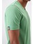 Açık Yeşil Basic Kısa Kol Standart Kalıp V Yaka Erkek T-Shirt - 87912 2