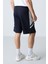 Lacivert Pamuklu Kalın Yumuşak Dokulu Standart Fit Basic Erkek Şort - 81281 5