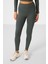 Çağla Yüksek Bel Uzun Kollu Slim Fit Crop Top Kadın Tayt Takım - 95286 4