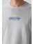 Taş Pamuklu Kalın Yüzeyi Dokulu Oversize Fit Baskılı Erkek T-Shirt - 88372 3