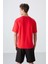 Fiesta Pamuklu Kalın Yumuşak Dokulu Oversize Fit Baskılı Erkek T-Shirt - 88350 5