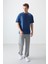 Parlament %100 Pamuk Kalın Yumuşak Dokulu Oversize Fit Basic Erkek T-Shirt - 88353 1