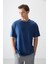 Parlament %100 Pamuk Kalın Yumuşak Dokulu Oversize Fit Basic Erkek T-Shirt - 88353 2