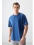 Parlament %100 Pamuk Kalın Yumuşak Dokulu Oversize Fit Basic Erkek T-Shirt - 88353 3