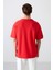 Fiesta Pamuklu Kalın Yüzeyi Dokulu Oversize Fit Basic Erkek T-Shirt - 88339 5