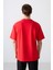 Fiesta Pamuklu Kalın Yumuşak Dokulu Oversize Fit Baskılı Erkek T-Shirt - 88344 5