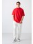 Fiesta Pamuklu Kalın Yumuşak Dokulu Oversize Fit Basic Erkek T-Shirt - 88352 2