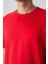 Fiesta Pamuklu Kalın Yumuşak Dokulu Oversize Fit Basic Erkek T-Shirt - 88349 2
