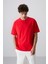 Fiesta Pamuklu Kalın Yumuşak Dokulu Oversize Fit Basic Erkek T-Shirt - 88349 5