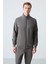 Koyu Gri Pamuklu Kalın Yumuşak Dokulu Comfort Fit Basic Erkek Eşofman Takım - 85260 2