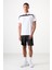 Beyaz Polyester Nefes Alan Dokulu İnce Esnek Standart Fit Polo Yaka Erkek Performans T-Shirt - 88392 2