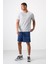 Gri Polyester Nefes Alan Dokulu İnce Esnek Standart Fit Erkek Performans T-Shirt - 88391 2