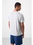 Gri Polyester Nefes Alan Dokulu İnce Esnek Standart Fit Erkek Performans T-Shirt - 88391 5