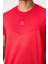 Kırmızı Polyester Nefes Alan Dokulu İnce Esnek Standart Fit Erkek Performans T-Shirt - 88391 2