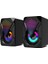 Rgb Işıklı Gaming Pc Bilgisayar Hoparlörü 1+1 Speaker E-1046 5